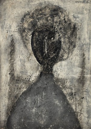 Henryk Musiałowicz (1914-2015), Bez tytułu, z cyklu Portret z wyobraźni, 1962