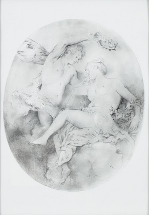 Ewa Juszkiewicz (ur. 1984), Bez tytułu (według Jean'a-Antoine'a Watteau), 2015