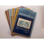 PHILOCARTIST - Quarterly magazine devoted to the postcard. A set of 13 issues published between 1996 and 1999