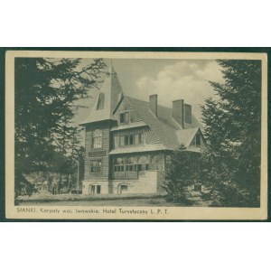 1 SIANKI - Karpaty woj. lwowskie. Hotel Turystyczny L.P.T., Wyd. M. G., Turka n?str. , druk ziel., ok. 1939