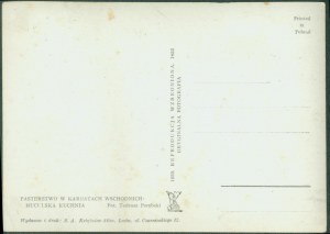 3 HUCULSZCZYZNA - Pastevectví ve Východních Karpatech, huculská kuchyně, Fot. Tad. Porębski, 1852, nakladatelství Ksiaznica-Atlas, Lvov, foto czb., 1939