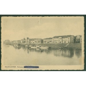 1 WŁOCŁAWEK - Bulwary im. Józefa Piłsudskiego, 1391 Ruch, św, czb., ok. 1930