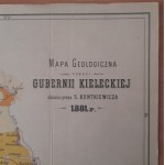 Mapa geologiczna części guberni kieleckiej 1881