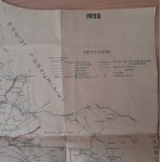 Powiat warszawski mapa drogowa 1932