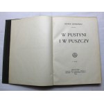 Henryk Sienkiewicz, W pustyni i w puszczy, 1912 Pierwsze wydanie