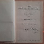 Baedeker Karl: Das Generalgouvernement. Reisehandbuch von …