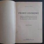 Konic Henryk: Prawo osobowe. Wykład porównawczy na tle prawodawstw obowiązujących w Polsce w zestawieniu z kodeksem szwajcarskim. Część 1/2,