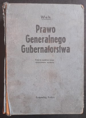 Weh Albert (published): The Law of the General Government.
