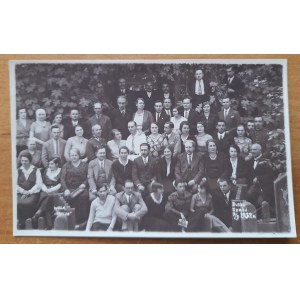 Busko (Zdrój). Grupa kuracjuszy Willa Urocza