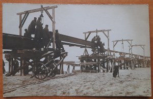 Ostroleka.Bridge construction.149