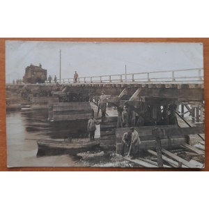Ostroleka.Construction of bridge III.152