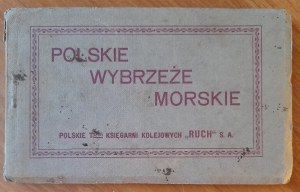 Polish Seacoast A set of 14 postcards in a booklet.