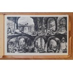 Wieliczka Salinas.Rotogravure series of views 10 pieces in zetaw.