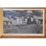 Wieliczka Salinas.Rotogravure series of views 10 pieces in zetaw.