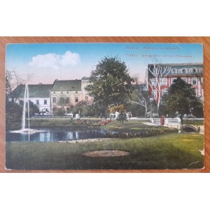 Kraków.Wodotrysk na plantach