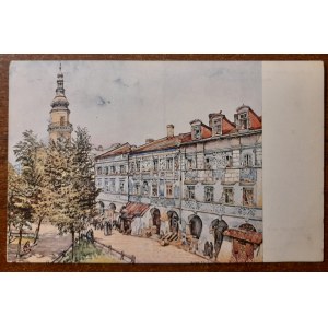 Zamość.Rynek w Zamościu.wg rys.M.Trzebińskiego