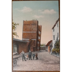 Toruń.Krzyżacka wieża pochyła.