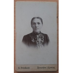 Żyrardów a Łowicz. Foto kartón S. Przedecki