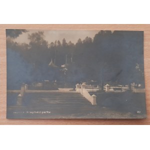 Iwonicz-Zdrój - ein Fragment des Parks