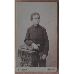 Warszawa.Chłopiec,Atelier W.Twardzicki