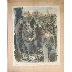 Waclaw Siemi±tkowski (1896-1977), Fishmonger