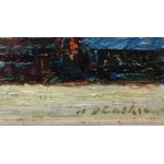 Henryk Błachnio (1922-2013), Zimowy spacer, 1997