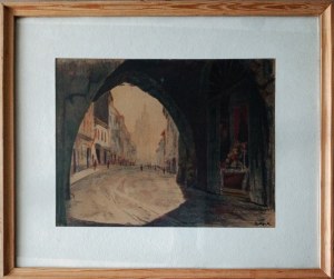 Jan Rubczak (1884-1942), Kraków. Brama Floriańska