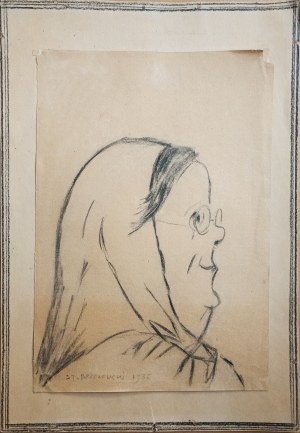 Stefan Brzozowski (1911-1978), Portret kobiety, 1936