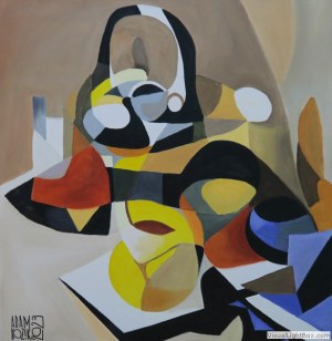 Adam Kozik (ur. 1972), Martwa natura z czajnikiem, 2023