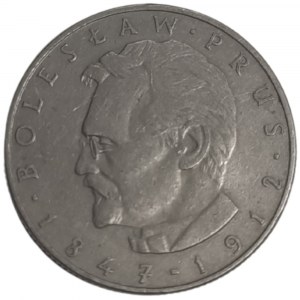 PRL mince 10 zlotých Boleslav Prus 1977