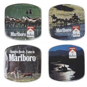 Komplet 4 podkładek Marlboro vintage