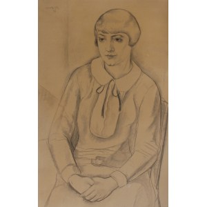 Maurycy Mędrzycki [Maurice Mendjizki], Portret młodej kobiety