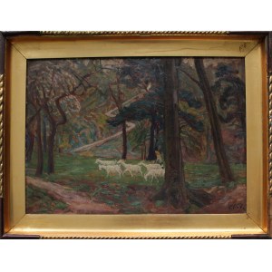 Louis Misky, Shepherdess of the Goats [Iron Water Motif].