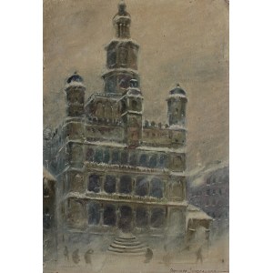 Francis Sunderland, Das Rathaus in Poznań im Schneesturm