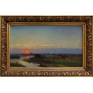 A. Szepietowski, Landscape with cows