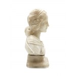 Bust of a young woman,