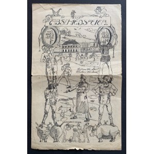[Sedlak] ZUR ABSCHIEDSFEIER [Program z okazji IMPREZY POŻEGNALNEJ szkoły szkoły oficerów] Niemcy [1917]