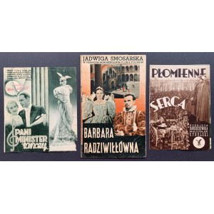 [Set di 3 programmi. Polonia [1936/37].