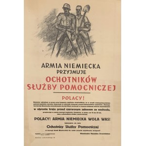 DEUTSCHE ARMEE NIMMT FREIWILLIGE HILFSDIENSTLEISTENDE AUF [194?]