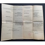STANISŁAWÓW. Zestaw 11 dokumentów [1925]