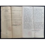 STANISŁAWÓW. Zestaw 11 dokumentów [1925]