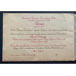 [WOJSKO] Zaproszenie na Bal - Towarzystwa Przyjaciół Związku Strzeleckiego w Krakowie [1930]