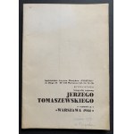 TOMASZEWSKI Jerzy. Katalog zur Ausstellung Warschau 1944. Warschau [1977].