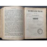 [KLOCEK] Kalendarz Polski ilustrowany 1891-1895. Rzemieślnik Polski 1900. Warszawa