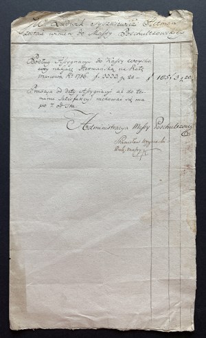 [Correspondence] TYSZKIEWICZ Ludwik - Hetman. Warsaw [1786].
