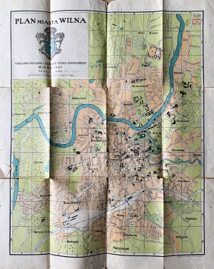 Plan miasta WILNA. Nakładem Drukarni i Księgarni Józefa Zawadzkiego. Wilno [1937]
