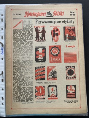 [Collector's Segregator] Kolecjoner Polski. Příloha Polského kurýra. Varšava [1977-1989].