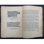 ZALEWSKI Ludwik - Chłop bibliofil z XV wieku. Lublin [1916]