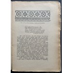 [Biblioteka HIŻÓW] ZUBRZYCKI Jan Sas - Serce. Rozbiór pierwiastków polskiej sztuki ludowej i narodowej. Z 46 rysunkami. Lwów [1921]