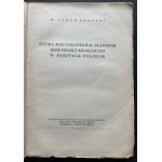 SAWICKI Jakub - Studia nad położeniem prawnym mniejszości religijnych w państwie polskim. Warszawa [1937]